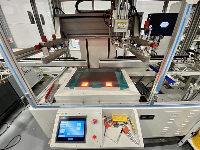 Used Complete In-Line Screen Print Transfer Line