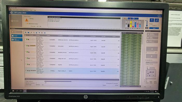 Used HP Latex 3600 (YOM 2015)