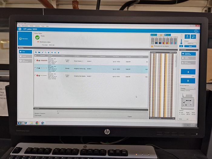 Used HP Latex 3600 (YOM 2017)