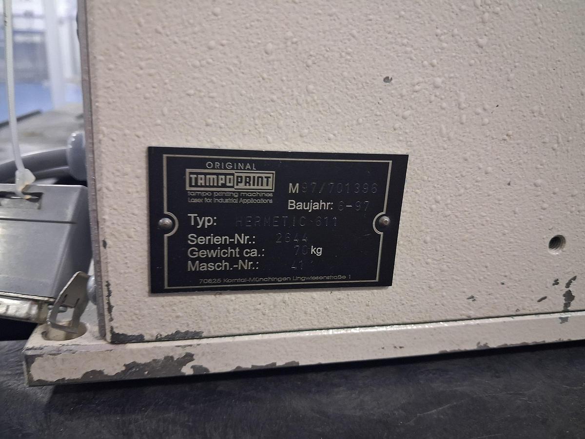 Used TampoPrint Hermetic 611