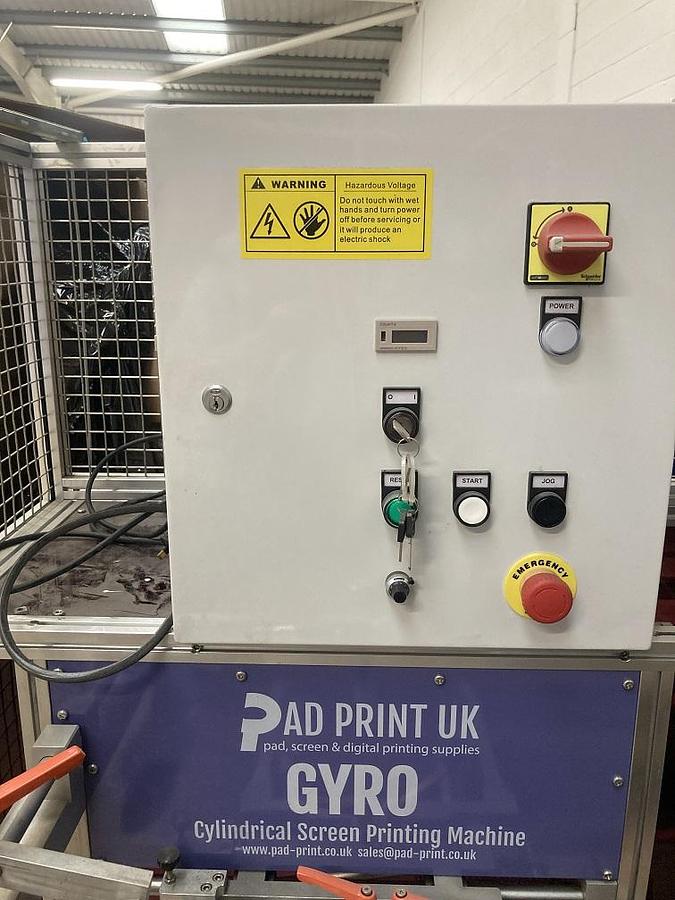 Used 2017 Pad Printer Engineering (Pad Print UK) SPW-200R - Semi Automatic Rotary Screen Printer