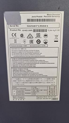 Used HP Latex 3600 (YOM 2015)