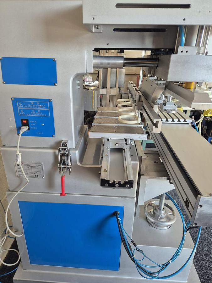 Used 2021 Easy Print M6-250 - 4/6 Colour Pad Printer with Linear Jig Shuttle