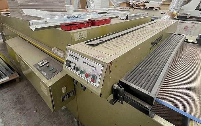 Used Sveciamatic 1.7m x 2m with Hot Air Dryer and UV Bridge