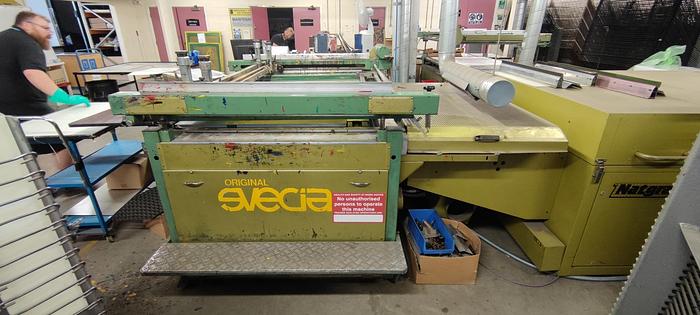 Used Svecia SPM Semi Automatic with Svecia SSJD Dryer & UV Bridge (with video system)