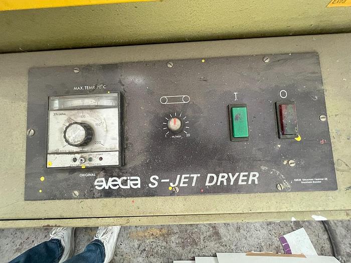 Used Sveciamatic 1.7m x 2m with Hot Air Dryer and UV Bridge