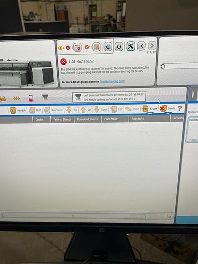 Used HP Scitex 11000