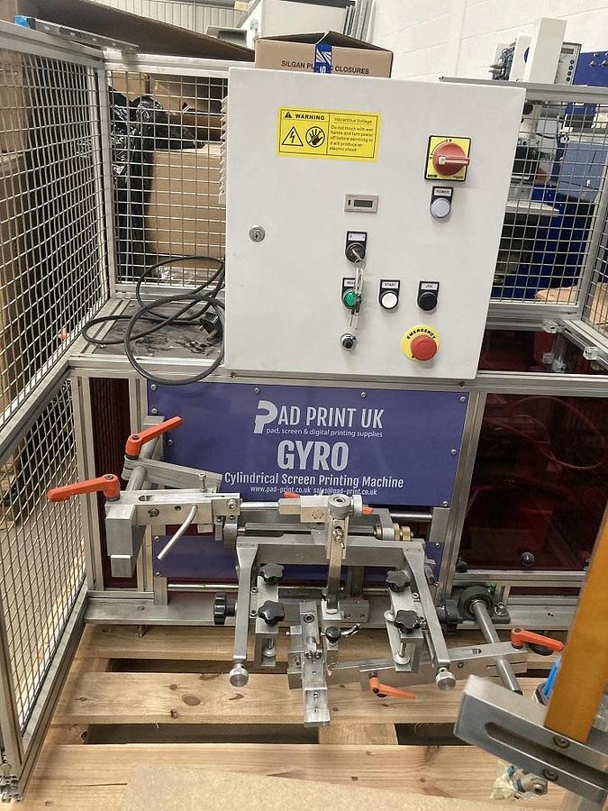 Used 2017 Pad Printer Engineering (Pad Print UK) SPW-200R - Semi Automatic Rotary Screen Printer