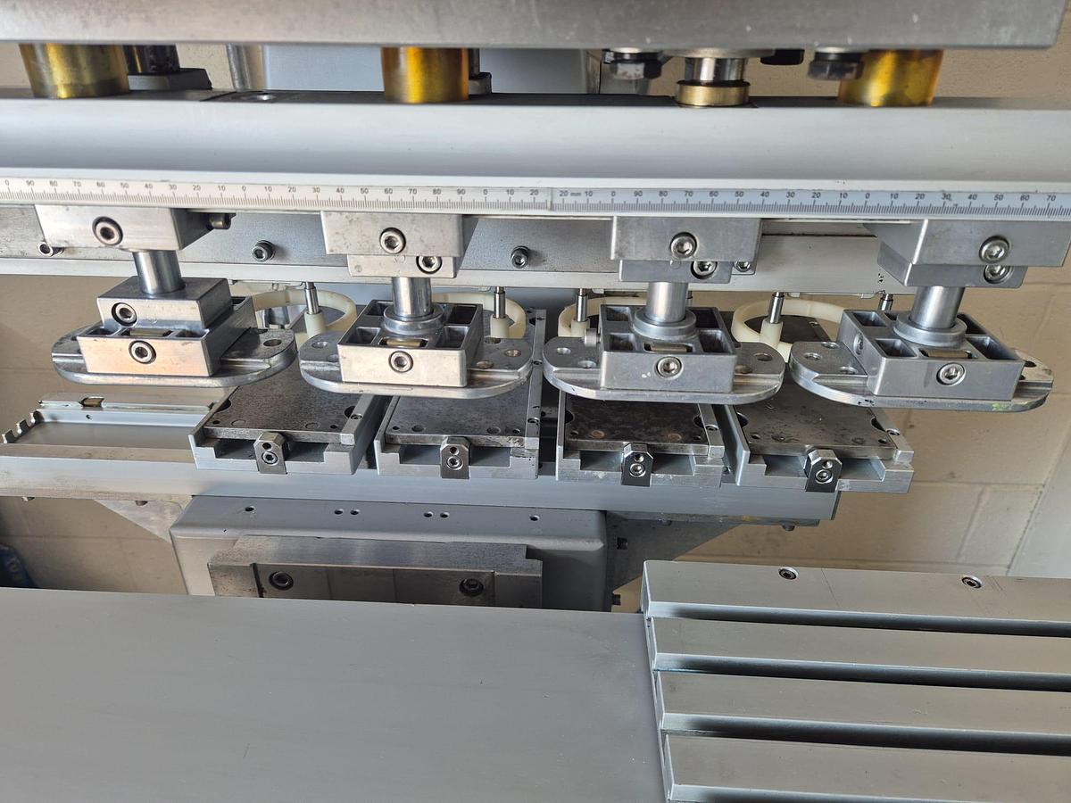 Used 2021 Easy Print M6-250 - 4/6 Colour Pad Printer with Linear Jig Shuttle