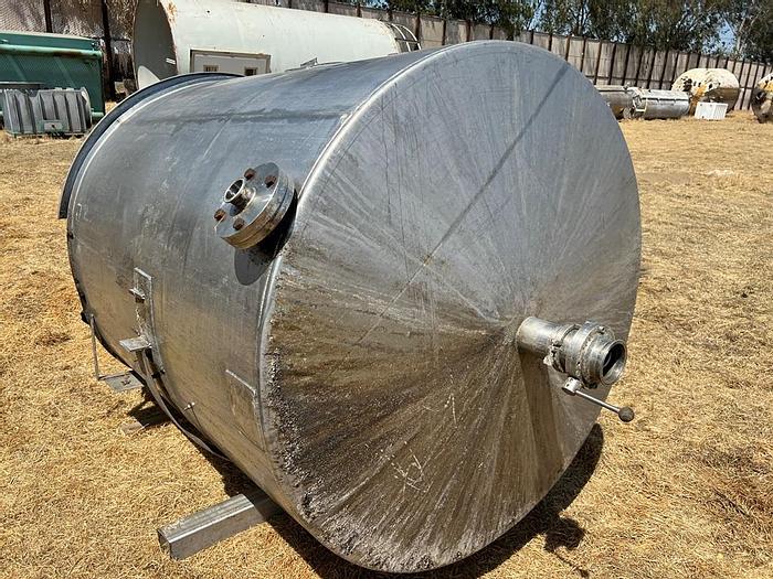 Used Tank, 900 Gallon, S/st, Agit, Cone Bottom #S744586