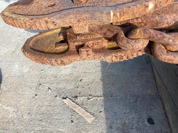 Used Vulcan 35 Bijaw 63" Chain Pipe Wrench Vise Tong