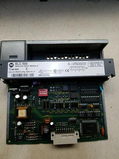 Used Allen Bradley 1746-P2 1746-A13, 1746-OA16. 1746-OW16, 1746-NI4, 1746-IV16, NO4I