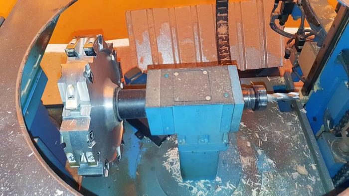 Used Hundegger K2-4 BHF joinery line  for log house production