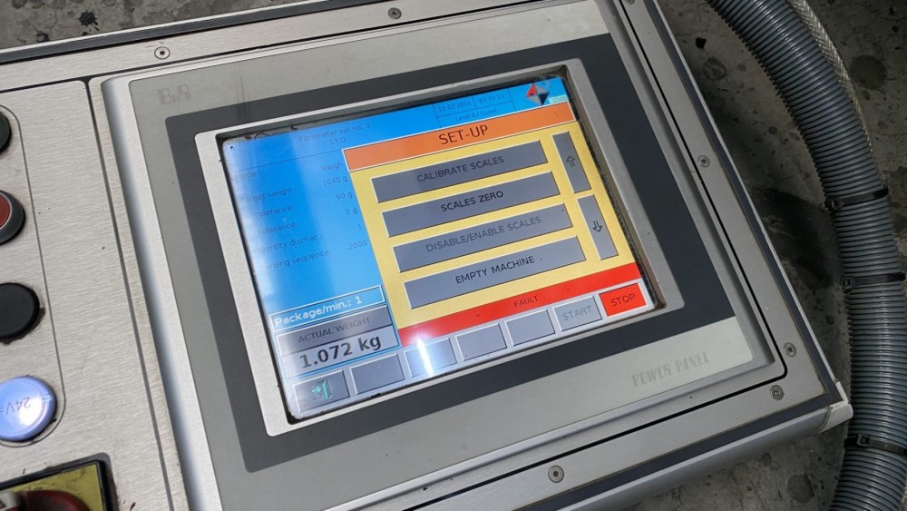 Used Affeldt 16 channel lineair weigher