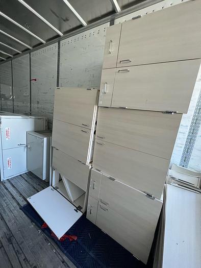 Used Institutional Grade Plastic Laminate Cabinets,   Optional Matching Shelving available