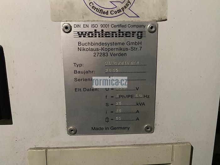 Used Wohlenberg Quickbinder HotMelt