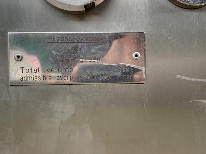 Used Rustfri 90 m3 tank