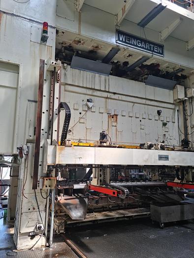 Used SCHULER WEINGARTEN 2500-Ton  D6-2500T-3D TR Transer Press Line