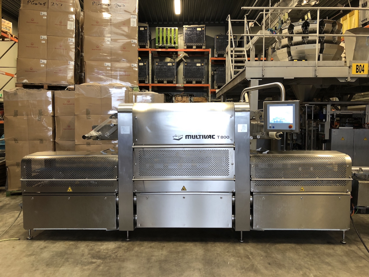 Used Multivac T800 high speed MAP traysealer