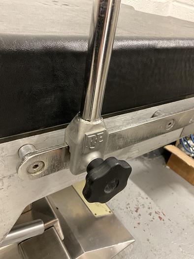 Used Anetic Aid clamp on drip stand QA4