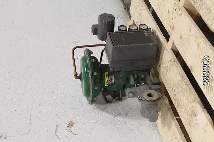 Used Fisher V200 Control V-ball Valve, 1", #28330