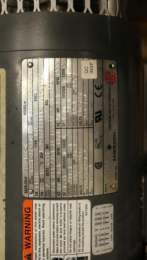 Used Cincinnati Fan PB-10A Blower #44352