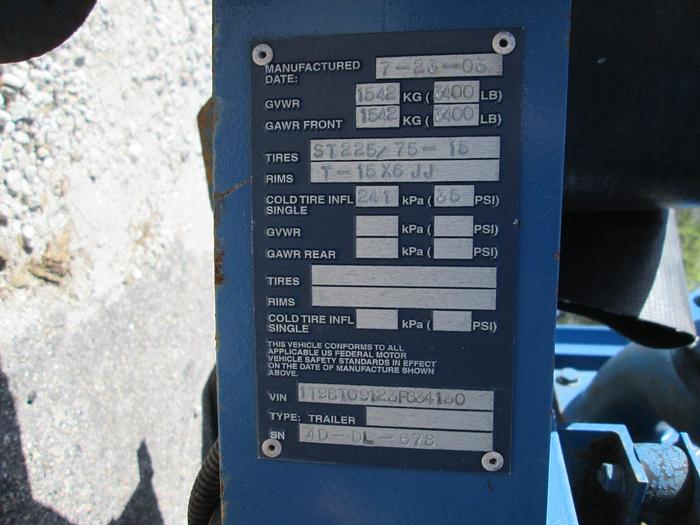 Used 2003 Thompson 4” Diaphragm Pump