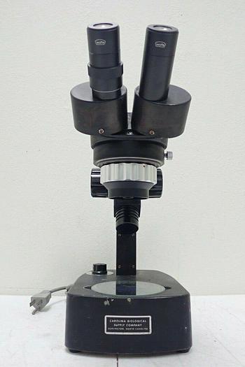 Used Wolfe Stereo Zoom Microscope with Dual Lights & 2 HWF 10X Eyepieces