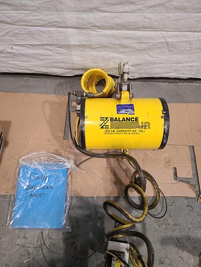 Used 350 Lb Air Balance Back Saver Heavy Lifting Hoist for Coil Stock