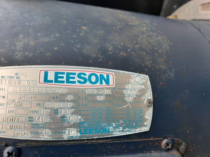 Used Motor, 5 HP, Hydraulic Powerpack, 15 Gallon Reservoir #744345