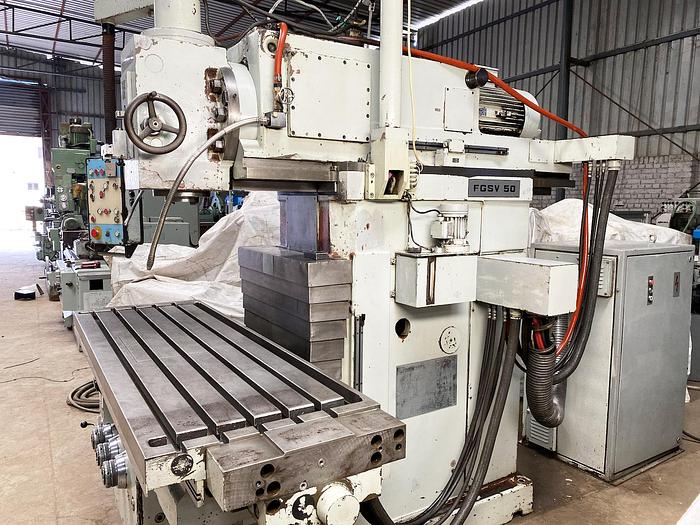 Used TOS FGSV 50 Vertical Milling Machine