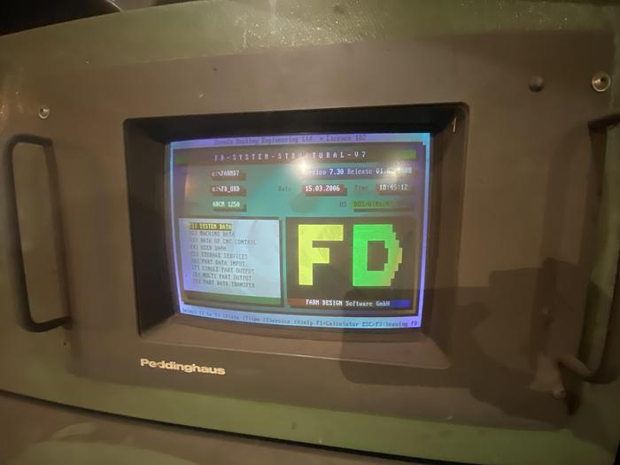 Used 1994 Peddinghaus ABCM 1250 CNC Profile Coping Machine