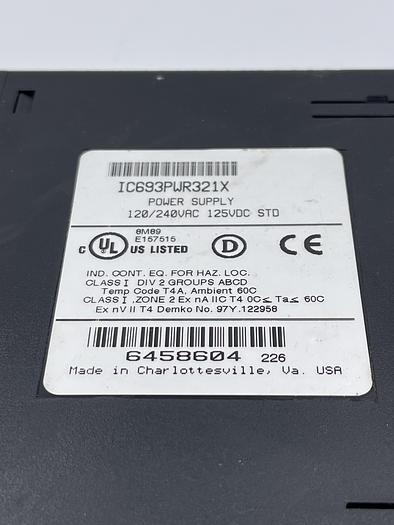 Used GE IC693PWR321X