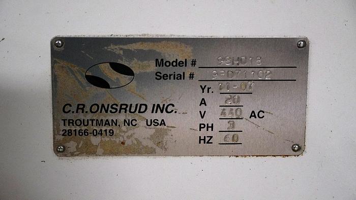 Used 2007 C.R. ONSRUD 98HD18