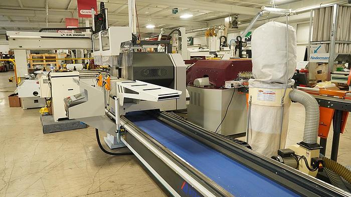 Used Atech  Zigma 550 22" Double Head Miter Saw