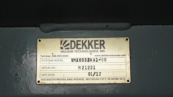 Used 2012 Dekker vmx0553ka1-00