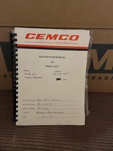 Used Cemco 48" Widebelt Sander