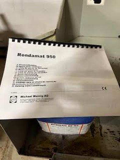 Used 1999 Weinig Weinig Rondamat 950 Profile Grinder
