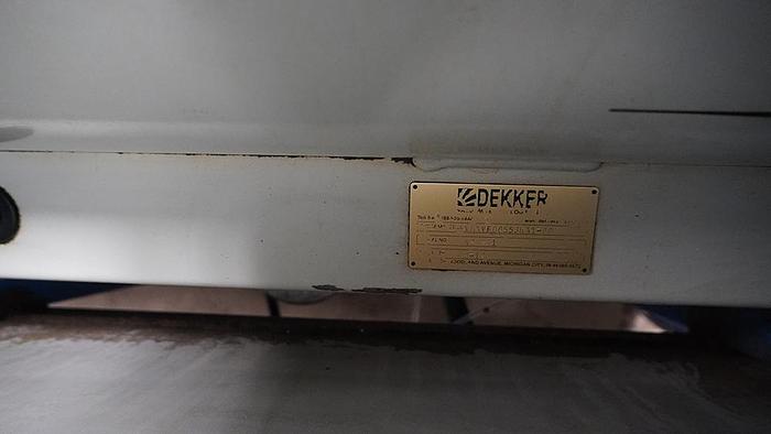 Used 2012 Dekker 40hp V-Max Liquid Ring Vacuum Pump