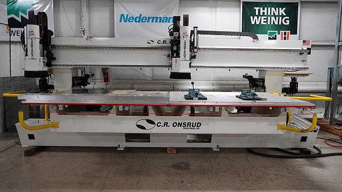 Used 2015 C.R. ONSRUD 148HD18CH2 5'x12' Twin Head CNC Router