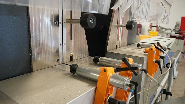 Used Atech  Zigma 550 22" Double Head Miter Saw