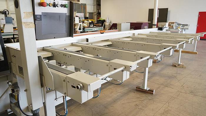 Used Weinig Opticut S-90 Chop Saw with Material Handling System