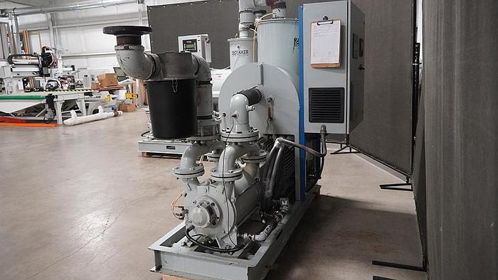 Used 2012 Dekker 40hp V-Max Liquid Ring Vacuum Pump
