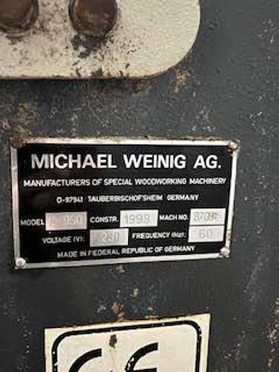 Used 1999 Weinig Weinig Rondamat 950 Profile Grinder