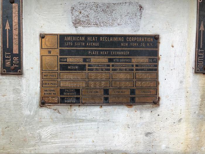 Used American Heat Plate Exchanger