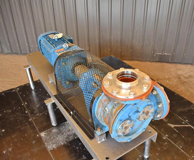 Used USED VIKING GEAR PUMP, 4" X 4" INLET & OUTLET, CAST IRON