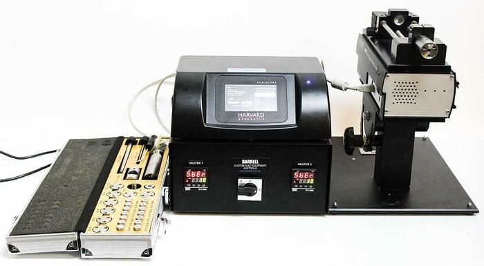 Used Harvard Apparatus Barrel Micro Syringe Type Extruder 70-3310 w/ Heater (5690) c