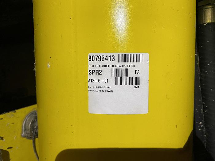 Used PALL PORTABLE OIL FILTRATION SYSTEM HVP-W-KN-HWN-W-