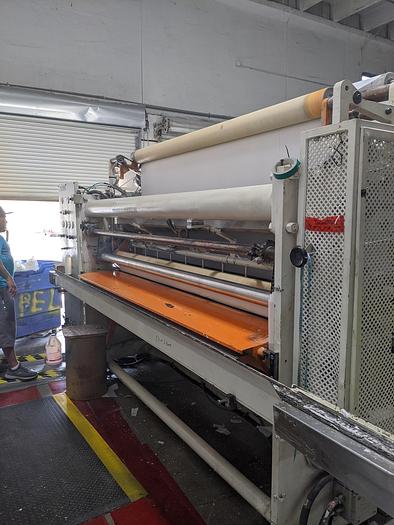 Used 91" WIDE 1992 PERINI 813 BATHROOM TISSE/KITCHEN TOWEL CONVERTING LINE