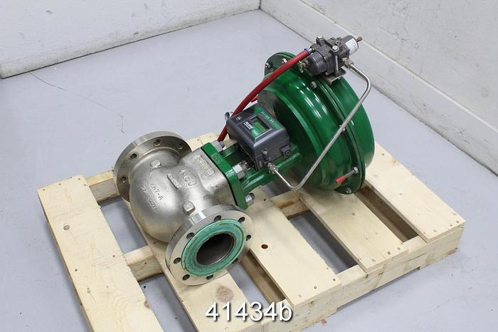 Used Fisher 4" Design GX NPS 4 Steam Valve, Stainless Steel Body #41434